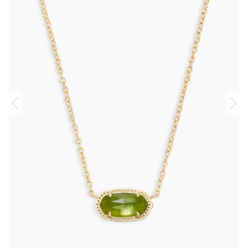 Kendra Scott Peridot necklace